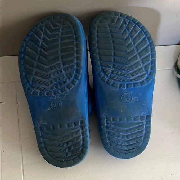 Kids Blue Clogs with Charm - Picture 2 of 2